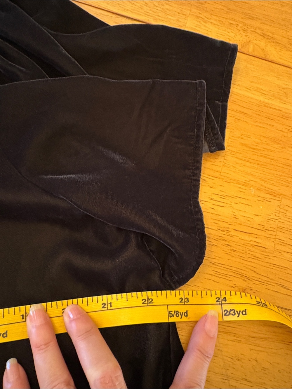 LOFT Black Flutter-Sleeve Tie-Back Top - Picture 8 of 11